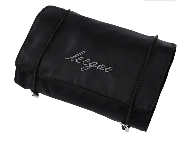 Detachable 4-in-1 Makeup Bag for Women - Spacious Zippered Mesh Cosmetic Pouch - Foldable and Portable Travel Storage Solution