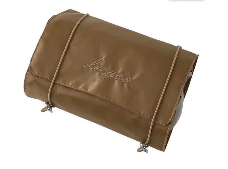 Detachable 4-in-1 Makeup Bag for Women - Spacious Zippered Mesh Cosmetic Pouch - Foldable and Portable Travel Storage Solution