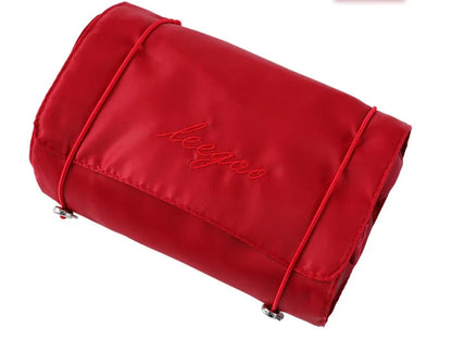 Detachable 4-in-1 Makeup Bag for Women - Spacious Zippered Mesh Cosmetic Pouch - Foldable and Portable Travel Storage Solution